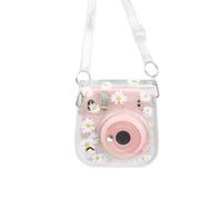 Deror Borsa per macchina fotografica piccola borsa per fotocamera trasparente custodia in PVC con tracolla per Fujifilm 11/9/8