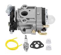 Deror Kit carburatore carburatore di Alta qualità Kit di Ricambio Professionale con Guarnizione, Tubo, Candela di accensione e Filtro - per Weedeater 1E34F 1E36F TU26 TL26 Decespugliatore 26cc 33cc