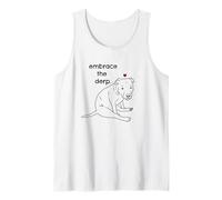 Derpy Dog, Divertente Pitbull, Abbraccia Il Derp, Pittie Mom Humor Canotta