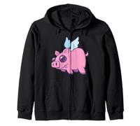 Derpy Kawaii Piggy Cutie Felpa con Cappuccio