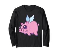 Derpy Kawaii Piggy Cutie Maglia a Manica