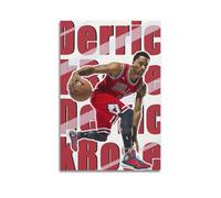 Derrick Rose - Poster con personaggi classici, attore, cantante, celebrità, atleta, stampa su tela, decorazione per la casa, 40 x 60 cm, senza cornice, stile 20