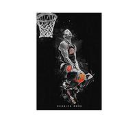 Derrick Rose Poster su tela, decorazione per camera da letto, sport, ufficio, camera da letto, regalo, senza cornice, 30 x 45 cm
