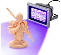 DERUC Lampada UV per stampante 3D, luce di polimerizzazione della resina UV 405nm per la stampa 3D SLA/DLP/LCD, luce di polimerizzazione della resina UV da 60 W