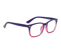 Dervin Occhiali da gioco con filtro per la luce blu, occhiali quadrati trasparenti per protezione degli occhi uomini e donne, computer/tablet/laptop/cellulare/TV, anti-blu e anti affaticamento degli