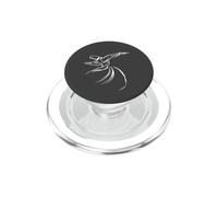 Derviscio Line Drawing Calligrafia Stile In Bianco PopSockets PopGrip per MagSafe