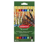 DERWENT Academy™ marker a doppia punta - Fine / pennello - 8pz - 98206