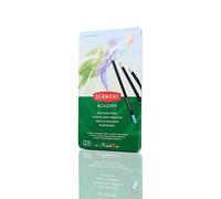 Derwent Academy Set di 12 Matite Colorate Pastello in latta, per aspiranti artisti, Adatte per Colorare e Disegnare
