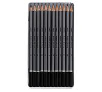 Derwent Academy Sketching Confezione da 12 matite esagonali in grafite di durezze assortite - Speciali per schizzi - Corpi in l