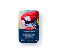 Derwent Chromaflow Artista Professionale Matite Colorate 36 Teglia Set