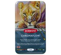Derwent Chromaflow Artisti Matite 24 Colori Teglia Set