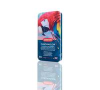 Esselte Derwent Chromaflow Set di 24 Matite con Corpo Rotondo da 3,5 mm, Nucleo Cremoso e Sfumabile, Adatto per Disegnare, Colorare e Stratificare, 2305857 - multicolore 2305857