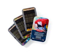 Derwent Chromaflow Set di 36 Matite con Corpo Rotondo da 3,5 mm, Nucleo Cremoso e Sfumabile, Adatto per Disegnare, Colorare e Stratificare