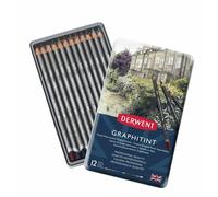 Derwent Colore Grafite 12 Teglia Set Di Colorato Idrosolubile Matite