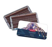 Derwent Coloursoft Set di 72 Matite Colorate per Disegnare e Scrivere, Ideali per la Costruzione del Colore, Astuccio in Metallo Incluso, Qualità Professionale