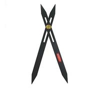 Derwent Compasso / Divisore di Scala, 11 Fori di Gradazione, per Disegnare e Misurare - Nero