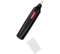 Derwent Gomma a batteria, include 8 gomme di ricambio, adatta per matite in grafite, colorate e pastello, qualità professionale, 2301931, nera