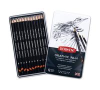 Derwent Graphic Artisti Grafite Disegno Matita Teglia Set 12pc