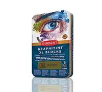 Derwent Graphitint Set di 6 Blocchi di Colore XL da 60 mm, Solubili in Acqua, Ad