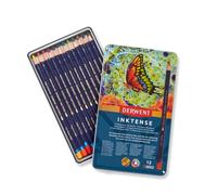 Derwent Inktense Idrosolubile Matite Colorate 12 Teglia Set