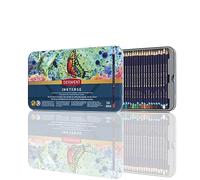 Derwent Inktense Scatola in Metallo da 36 Matite Acquerellabili Permanenti con Anima da 4 mm, Solubili in Acqua, Adatte per Colorare e Dipingere, 2301842