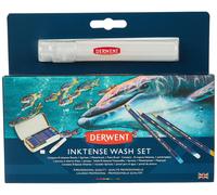 Derwent Inktense Set da Disegno con Scatola in Metallo con 8 Matite Acquerellabi