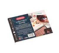 Derwent Lightfast Album da Disegno Resistente alla Luce con 20 Fogli di Carta Liscia da 300 g/m2 Adatto a Colorazione e Disegno con le Matite Lighfast, 17,8 cm x 25,4 cm