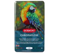 Derwent Matita Chromaflow Con Scatola Metallica 12 Unità