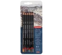 Derwent Tinted Charcoal Confezione da 6 Matite a Carboncino Colorato