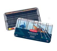 Derwent Watercolour Set di 36 Matite Acquerellabili per Disegnare e Colorare, Ideali per Sfumare e Stratificare, Astuccio in Metallo Incluso, Qualità ProfessionaleSet di 36