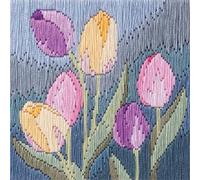 Derwentwater Bothy Threads Kit da ricamo a punto lungo, motivo tulipani