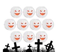 Derwrtup Copri spina di uscita, Copri spina | 10 coperture per prese Ghost Smile - Protezione protettiva per spine di sicurezza domestiche, protezioni per prese elettriche a prova di bambino per prese