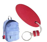 Derwrtup Galleggiante Portachiavi per Barche - Portachiavi Galleggiante Ovale - Sport Acquatici Per Zaini Scuola Pendaglio Per Piscina Spiaggia Campeggio Viaggio Fluviale Navigazione