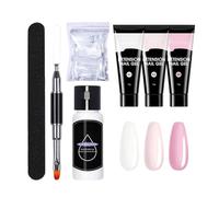 Derwrtup Gel di estensione per manicure, set per la scultura delle unghie, per le donne, per la casa, per il salone, per le vacanze, per le feste