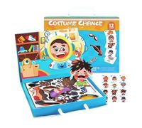 Derwrtup Puzzle magnetico, gioco magnetico bilaterale, gioco di puzzle, per bambini, ragazze, ragazzi, famiglia, scuola, casa, lezioni