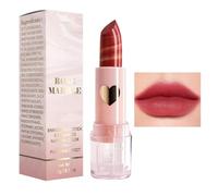 Derwrtup Rossetto velato marmorizzato, lucidalabbra idratante - Rossetto idratante Glossy Velvety Lip Stain - Cura labbra vellutate e opache, colorante labbra a lunga tenuta per uomini, donne, amici