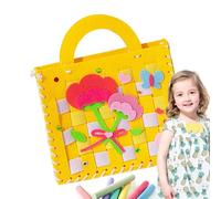 Derwrtup Set di borse da cucito per bambini, cuci le tue borse, progetti di cucito per borse e borse per principianti | Impara a cucire la tua borsa. Kit cucito fatto a mano
