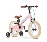 Deryan Bicicletta per bambini di lusso | 3 in 1 | 12, 14 o 16 Pollici | Con Rotelle e Pneumatici ad Aria | Bambino e Bambina