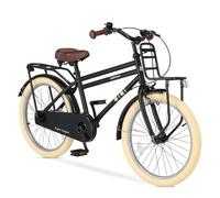 Deryan Cooper - Bicicletta per bambini da 20 pollici, con cavalletto, sella e manubrio regolabili, per bambini da 8 a 12 anni, colore nero