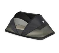 Deryan Cutey, lettino da viaggio con materasso, 0-2,5 anni, pieghevole, tenda per bambini in 2 secondi, con zanzariera e borsa da viaggio, per un bambino, 120 x 63 x 50 cm (nero)