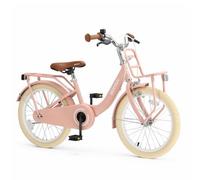 Deryan Liv - Bicicletta per bambini, 18/20", 110-120 cm e 115-135 cm | da 4 a 8 anni, manubrio e sella regolabili, supporto incluso, con illuminazione, max 35-55 kg