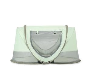 Deryan Scott Lettino Parapioggia per Bambino - Dalla Nascita Fino a 3 Anni - Tenda Pop-Up per Bambino Montabile in 2 Secondi - Zanzariera & Borsa da Viaggio Inclusi - 120x75x50cm (Verde)