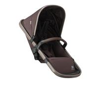 Deryan Secondo sedile passeggino Evy V2 - Cuscino con cintura di sicurezza a 5 punti - 4 posizioni reclinabili regolabili - Dalla nascita fino a circa 4 anni - Portata massima 25 kg - Cioccolato