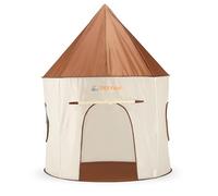 Deryan Tenda da gioco per bambini - Princess Castle tenda da gioco per bambini con 2 modalità, luce stellata, per interni ed esterni, ideale come regalo per ragazzi e ragazze (marrone)