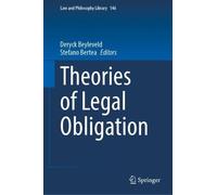 Deryck Beyleveld Theories of Legal Obligation (Copertina rigida)
