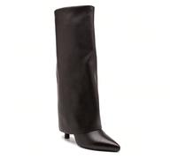 Des bottes hautes à effet plissé, dotées d'un petit talon e d'un bout pointu pour un look élégant e moderne. Cesare bottes hautes talons sont l'alliance parfait entre confort et style. Il loro design 