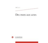 Des mots aux actes 2007, n 1 - varia