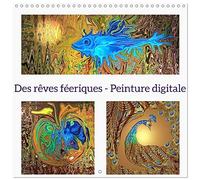 Des rêves féeriques - Peinture digitale (Calendrier mural carré 2026 30 x 60 cm (ouvert)) Calendrier double avec une page pour vos prises de notes