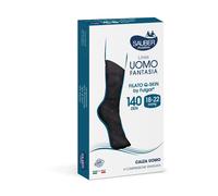 Desa Pharma CALZA SAUBER UOMO QSKIN 140 POIS ROSSI NERO S/M