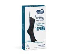 Desa Pharma CALZA SAUBER UOMO QSKIN 140 SPIGA NERO/DENARI S/M